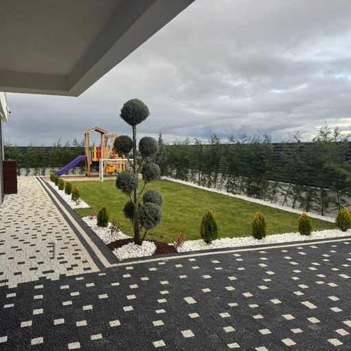Modern Bahçeler İçin Biyolojik Gölet Ve Kuru Peyzaj Tasarım Fikirleri